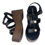 Sandalia Anabela Lua Preto
