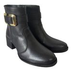 Bota Agatha em Couro Preto