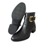Bota Agatha em Couro Preto
