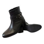 Bota Elisa em Couro Preto