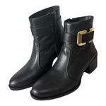 Bota Agatha em Couro Preto