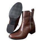 Bota Mavi em Couro Café