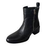 Bota Mavi em Couro Preto