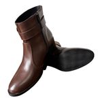 Bota Agatha em Couro Café