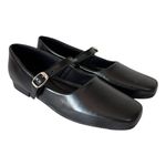 Sapatilha Boneca Zaia em Couro Preto