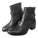 Bota Elisa em Couro Preto
