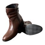 Bota Dani em Couro Café