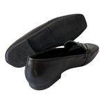 Mocassim Thalia em Couro Preto