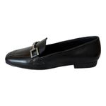 Mocassim Thalia em Couro Preto