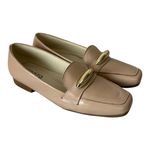 Mocassim Maria em Couro Marfim
