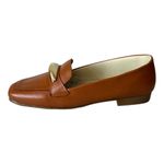 Mocassim Maria em Couro Camel
