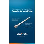 ANODO SACRIFICIO 3/4 + LUVA RR 3/4 BRONZE COBRE