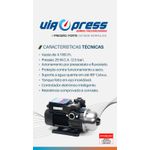 BOMBA PRESSURIZADORA DE ÁGUA MULTIESTÁGIO AUTOMÁTICA MJD200