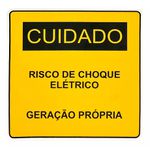 PLACA DE GERAÇÃO PRÓPRIA DE ENERGIA SINALIZAÇÃO CPFL