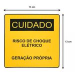 PLACA DE GERAÇÃO PRÓPRIA DE ENERGIA SINALIZAÇÃO CPFL