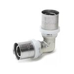 COTOVELO 20X20 MM TUBO PEX MULTICAMADAS PRENSAR JOELHO 90 