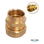 CONEXÃO FÁCIL ENTRADA E SAIDA VIASOL 3/4X 22MM