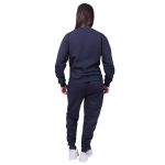 Conjunto Moletom Plus Size Liso Fechado Azul Marinho