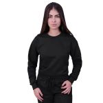 Conjunto Moletom Plus Size Liso Fechado Preto