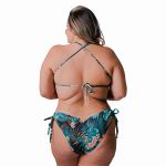 Maiô Plus Size Engana Mamãe Com Bojo Fixo Azul Marinho