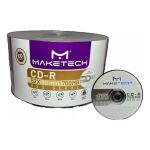 50 CD-R MAKETECH 700MB/52X LOGOTIPO 