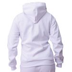 Blusa Moletom Com Zíper Masculino Plus Size Branco