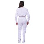 Blusa Moletom Cropped Infantil Liso Branco