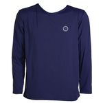 Camisa Térmica Infantil Proteção Solar UV50 Azul Marinho