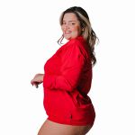 Camisa Térmica Plus Size Proteção Solar UV50 Vermelha