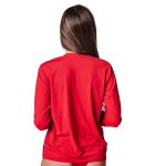 Camisa Térmica Infantil Proteção Solar UV50 Vermelha