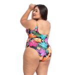 Maiô Reforçado Plus Size Frente Única Terracota