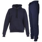 Conjunto Moletom Plus Size Peluciado Azul Marinho