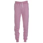 Calça Moletom Plus Size Skinny Jogger Rosa