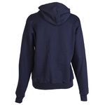 Blusa de Frio Moletom Plus Size Peluciada Azul Marinho
