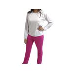 Conjunto Pijama de Frio Feminino Manga Longa Malha PV