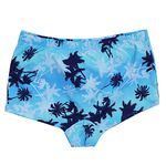 Sunga Boxer Adulta Estampada com Regulagem Azul Celeste 