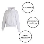Conjunto Moletom Com Zíper Masculino Plus Size Preto