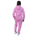 Conjunto Moletom Com Zíper Plus Size Rosa