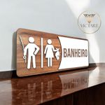 Placa De Sinalização | Banheiro