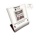 Placa de Qrcode PIX - Design Inovador