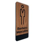 Placa De Sinalização | Banheiro Masculino