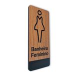 Placa De Sinalização | Banheiro Feminino