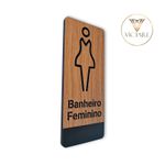 Placa De Sinalização | Banheiro Feminino