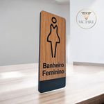 Placa De Sinalização | Banheiro Feminino