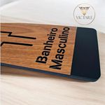 Placa De Sinalização | Banheiro Masculino