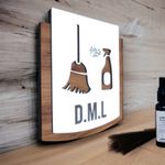 Placa de Sinalização - D.M.L MDF 15x13cm