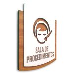 Placa De Sinalização | Sala de Procedimentos