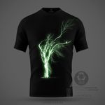 T-Shirt Efeito Escuro Árvore