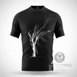 T-Shirt Efeito Escuro Árvore