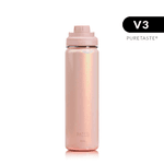  PACCO Zoom Garrafa Térmica HydraV3 650ml PURETASTE® | PEDRAS PRECIOSAS - QUARTZO ROSA